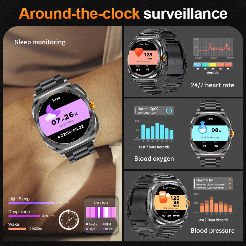 LIGE 2025 Watch Wireless Earph - Outdoor Sport Day ulasan dan harga