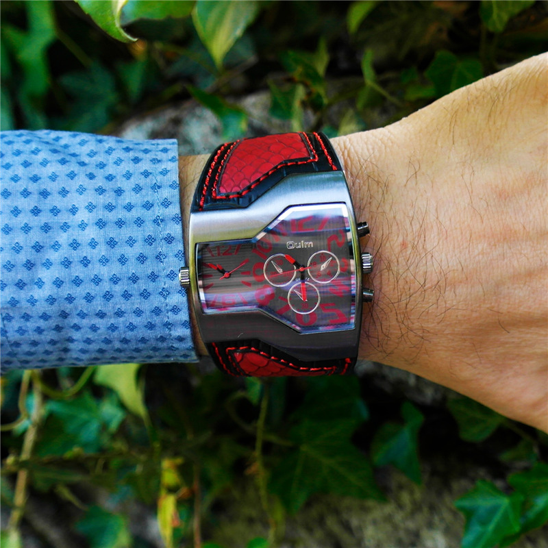 Oulm HP1220 Quartz Watch Male  - Outdoor Sport Brand ulasan dan harga