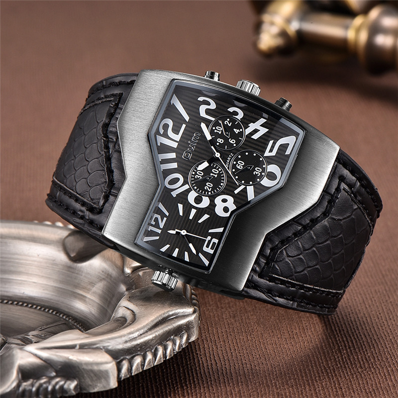 Oulm HP1220 Quartz Watch Male  - Outdoor Sport Brand ulasan dan harga