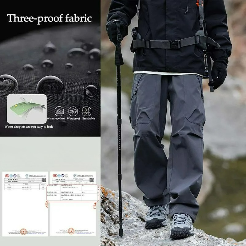 Men's Climbing Trousers Windpr - Outdoor Sport Waterproof Pants ulasan dan harga
