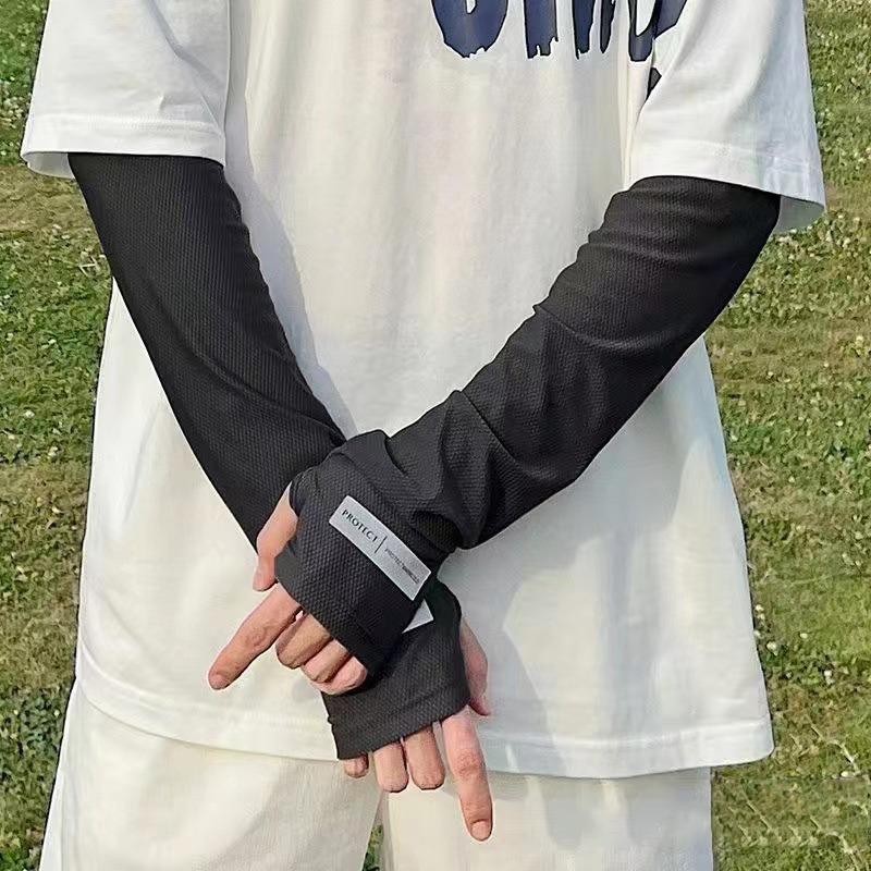 UV Solar Arm Sleeves Men Cycli - Outdoor Sport Activity ulasan dan harga