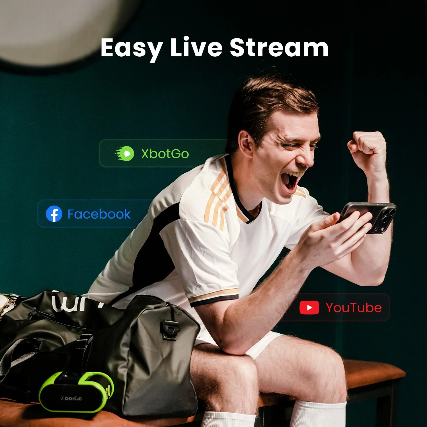 XbotGo Falcon 4K AI Auto Track - Outdoor Sport Live ulasan dan harga