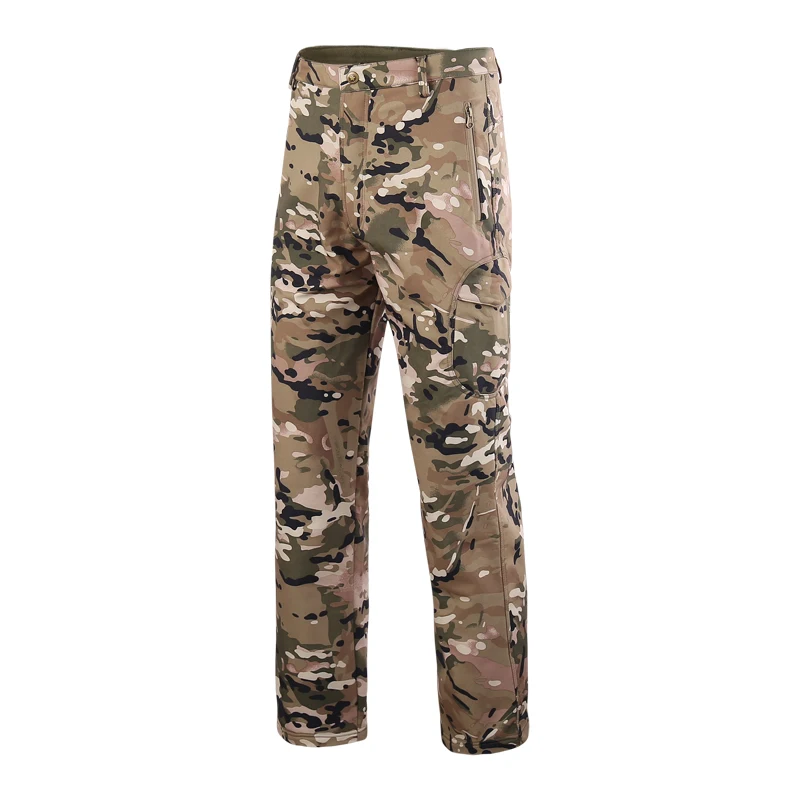 Camo Hunting Shark Skin Softsh - Outdoor Sport Waterproof Pants ulasan dan harga