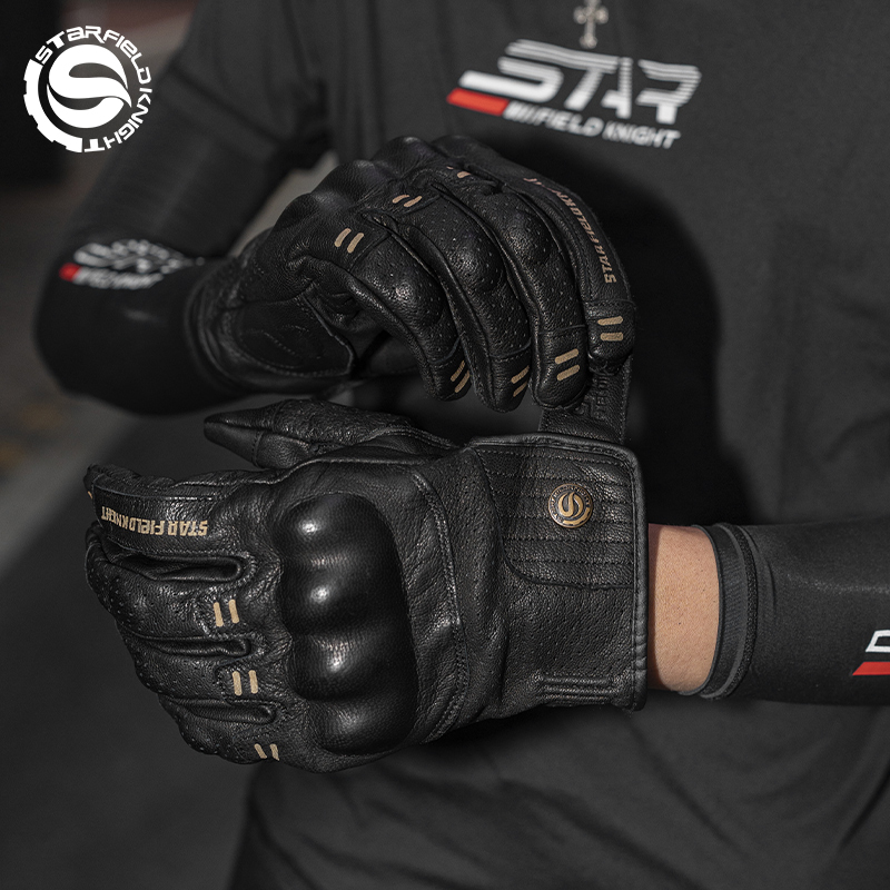 SFK Real Goatskin Leather Blac - Horse Riding Glove ulasan dan harga