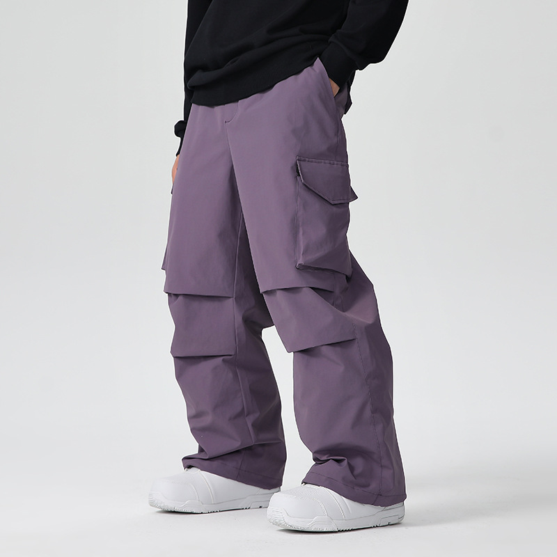 New Men Skiing Pants Solid Spo - Outdoor Sport Waterproof Pants ulasan dan harga