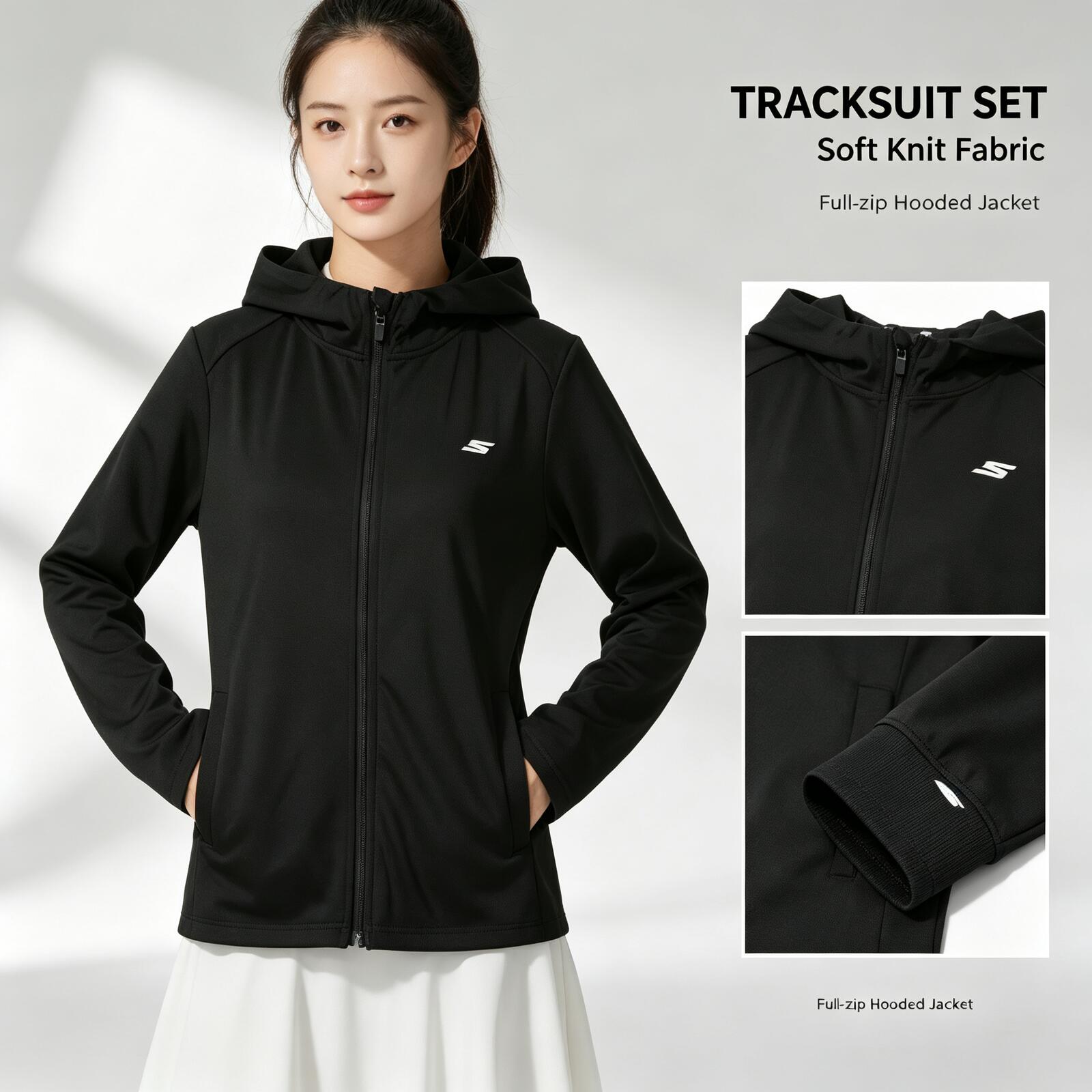 SKECHERS Women Lightweight Kni - Outdoor Sport Jacket Women'S ulasan dan harga