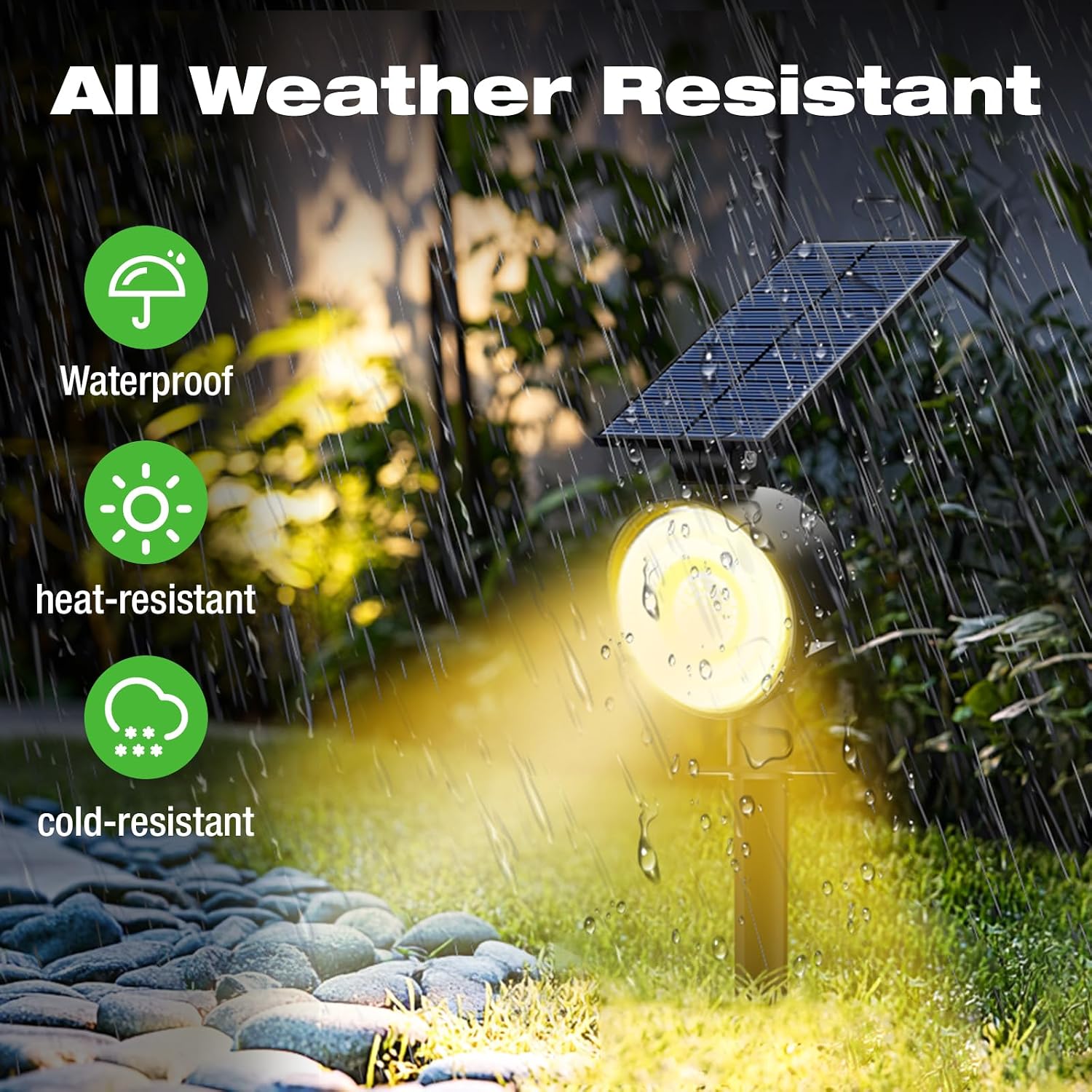 Outdoor Solar Spot Lights Wate - Outdoor Spotlight ulasan dan harga