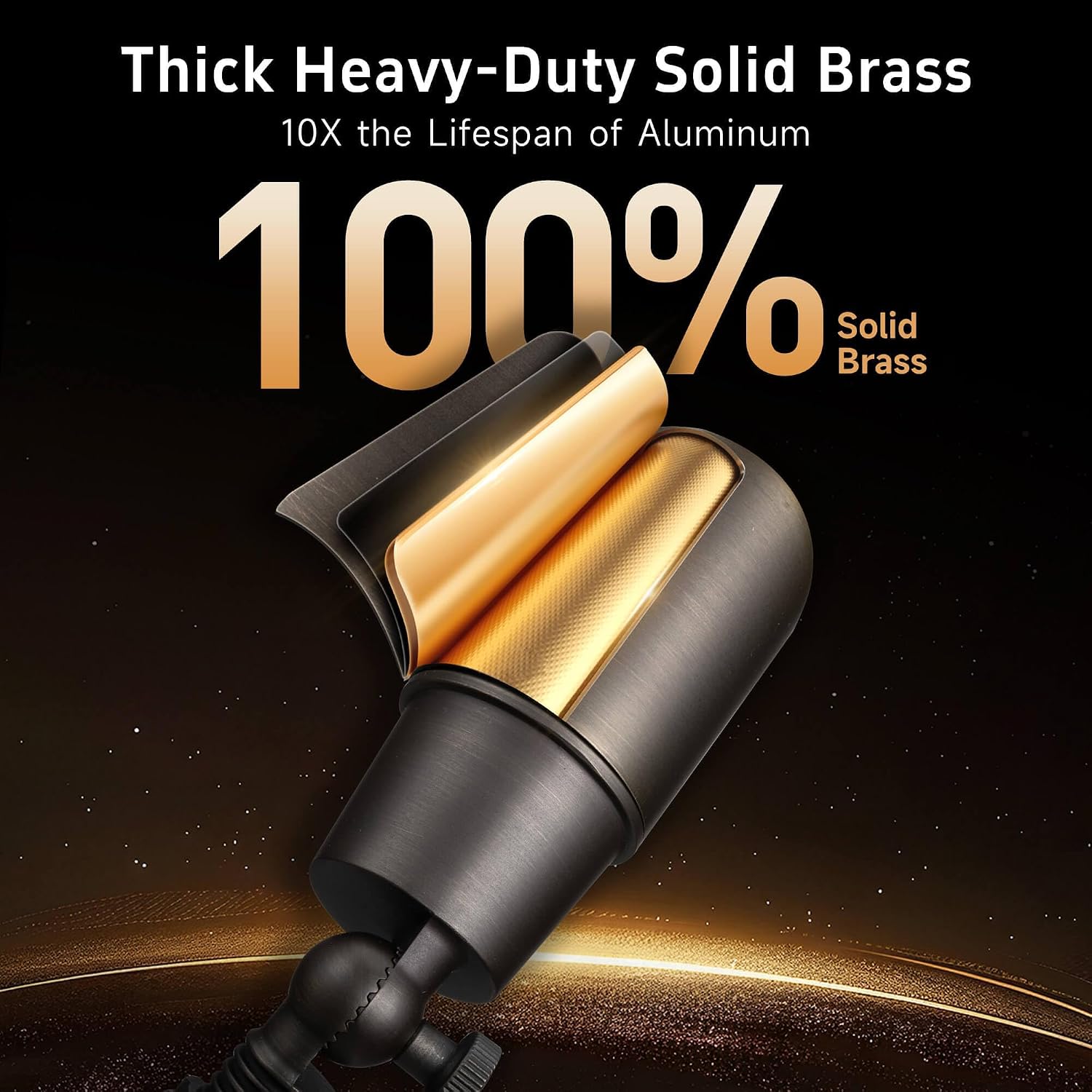 Brass Landscape Lighting Outdo - Outdoor Spotlight ulasan dan harga